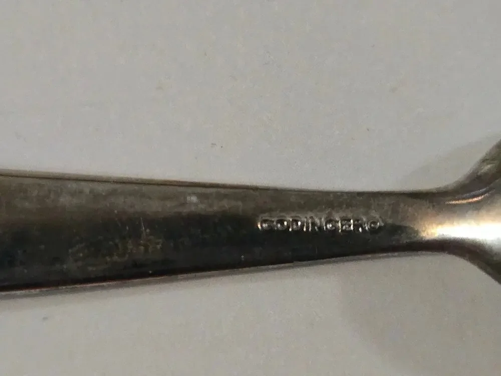 Vintage Godinger Silver Art Co Silverplated Demitasse Spoon